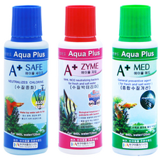 Aquaplus 水質中和劑 + 水質活菌 + 綜合水質改善劑套組, 1套