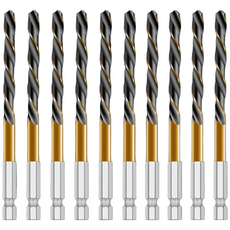 망고테크 HSS 코발트 스텐기리 철기리 3.5mm 10개입 세트 스텐레스 알루미늄 철판 금속 스덴 철 드릴비트, 1세트