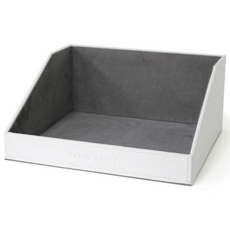 BLANC BLACK 多功能化妝品整理盒 T2, 3個, 白+灰