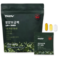[입대필수품] TKOV 훈련병 종합영양제 1P-38D, 1세트, 38회분