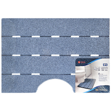 홈포미 웰빙 욕실 트임 발판 70 x 48 x 3.6 cm, 블루, 1개