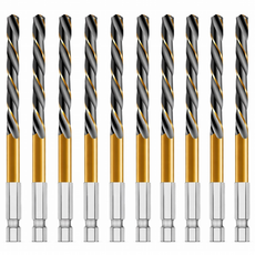 플로메리아 코발트스텐기리 3mm 10개입 세트 육각 임팩드릴 호환 서스 드릴비트 스테인레스 드릴날 샤시 철제 철기리 철재 타공, 1세트