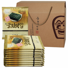 궁전맛김 철판 직화 불맛이 살아있는 조미 전장 구이김(20g) 10봉 선물1호, 1개