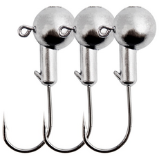 FISHHUNTER 루어미끼 지그헤드 50P 21가지 사이즈 소프트 베이트 밑걸림 방지 낚시용품, 1세트, 50개입