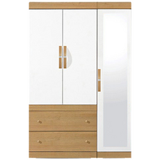 해해동동 라라1200거울옷장세트(2서랍옷장+거울반장) (88), 아카시아투톤