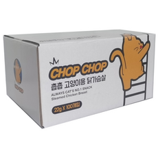 춉춉 고양이용 닭가슴살, 100개, 22g