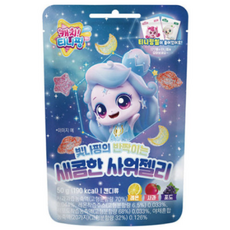 캐치티니핑 빛나핑의 반짝이는 새콤한 사워젤리, 1개