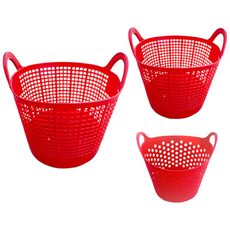 사과바구니 과일 과수 복숭아 참외 오미자 자두 바구니 농자재, 손잡이바구니, 소, 1개