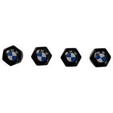 BMW 에어벨브 타이어 밸브캡 에어캡 구찌캡, BMW 블랙, 4개