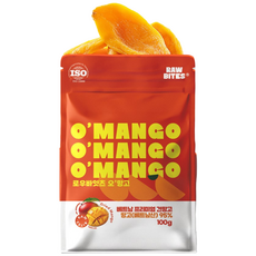 오'망고 건망고 건망고슬라이스 베트남건망고 로우바잇츠건망고, 1개, 100g