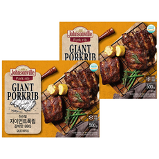 쟌슨빌 자이언트 갈비맛 폭립 500g, 2개
