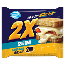 덴마크 2X 모짜렐라치즈 192g, 1개