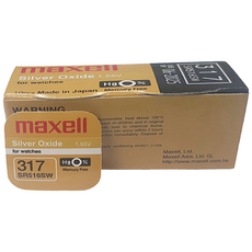 맥셀 SR516SW 10개 시계배터리 317 SR62 SR516 280-58 V317 D317 GP317 616 건전지, 1개, 10개입