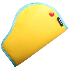 人造皮革兒童安全帶套, 黃色