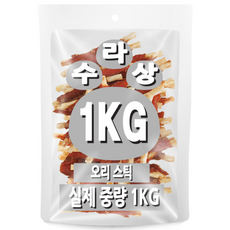 아이핏코리아 강아지 수라상, 1kg, 1개, 오리스틱