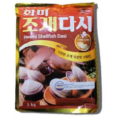 화미 조개다시, 1kg, 1개