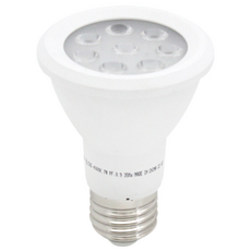 더쎈 LED PAR20 7W E26 집중형 레일전구 파20 스팟등 레일조명 원통전구 벽등 스팟램프 6500K 4000K 3000K 집중램프 LED파20 스팟조명 파전구 LED전구, 전구색