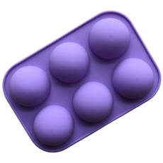 실리콘몰드 - 반 원형 구 ( 6구 ) 지름 5cm #비누몰드 #반구몰드