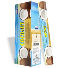 다르샨 인센스스틱 6팩 세트 120개입, 코코넛