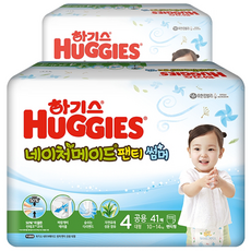 하기스 네이처메이드 썸머 팬티형 기저귀, 4단계, 82매