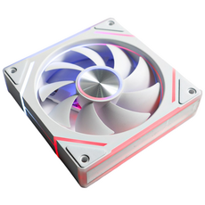 쿨링팬 ARGB LED 120mm 컴퓨터 케이스쿨러 팬, LM120ARWO 화이트 배기