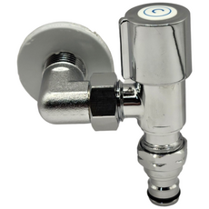 아이그루트 세탁기수도꼭지 납작수전 베란다 보일러실 슬림수전 세탁밸브 좁은세탁꼭지 90도 엘보, 1개