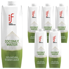 泰國 if 椰子水 原味, 1L, 6個