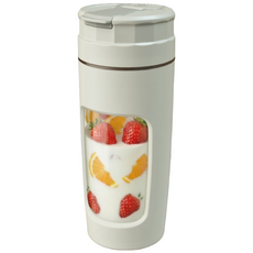 마스프렌즈 무선 휴대용 미니 믹서기 텀블러, 크림