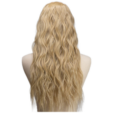 GabalNara 貼膚款嬉皮捲扣式自助式接髮5p, 金象牙白, 1個