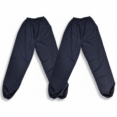 <공구파는언니>여름 작업복바지 1+1 (2벌) 얇고 가벼운 하계 면피스복바지 방진복 도장복 청소복, 남색, 1세트