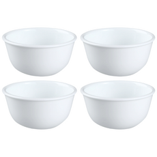 코렐 저스트화이트 한국형 밥공기 325ml, 화이트, 4개