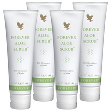 포에버리빙 알로에 스크럽 99g x4개, 4개