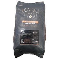 카누 카페블렌드 다크 로스팅 원두 1.13kg, 홀빈(분쇄안함), 1개