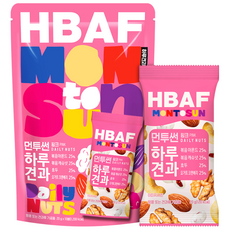 바프 먼투썬 하루견과 핑크, 20g, 10개