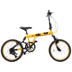 알톤 미니벨로 접이형자전거 csf2007a 가볍고튼튼한 가성비자전거, 95%조립 블랙/망고, 1개, 20cm