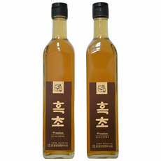 현미흑초 2년숙성 천연 발효 현미 효소 식초 500ml, 2개