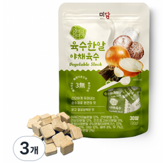 엄마의이야기 한알 야채육수, 90g, 3개