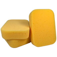 고흡수율 세차 타일 청소 스펀지 10개 타일스펀지 L(대형), 노란색
