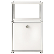 상일리베가구 핀치 미드센츄리 침대 협탁 400 2단, 화이트, 1개