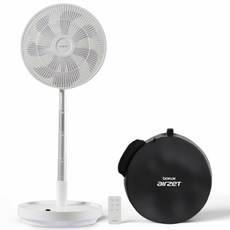보국 최신상 에어젯 접이식선풍기 무선 폴딩팬 BLDC 무소음선풍기 무선서큘레이터, 화이트