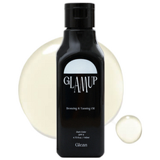 그을린 글램업 브론징 다크 태닝오일 spf6 멜라닌 촉진제 1+1, 140ml, 2통
