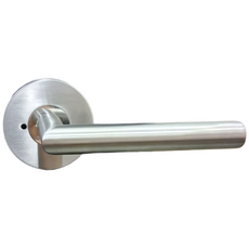 탑그린 스테인리스 방문손잡이 버튼형 실버 문고리 M801, 304-1개