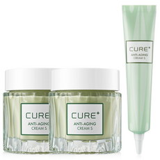 KIMJEONGMOON-ALOE Cure彈力緊緻乳霜S 50g 2罐+30g組, 1組