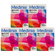 메디니아 혈당시험지, 50매입, 5개