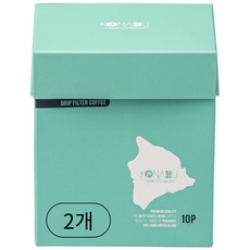 코나포유 세계3대커피 하와이 코나커피 드립백 티백 핸드드립 5종 카일루아 민트 10개입, 2개, 8.5g