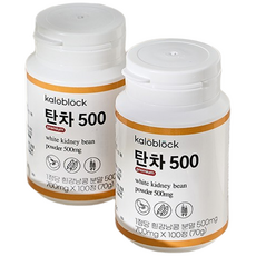 칼로블록 탄차500 흰강낭콩 추출물 500mg 화이트 키드니 빈, 100정, 4개
