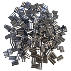 국내산 낚시 쌍슬리브 파이프 크립(500개입), 1개, 0.8mm*7mmX500개