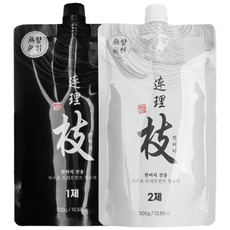 일진 연리지 하수오트리트먼트헤어칼라 1 2제 각300ml, 3.흑갈색, 1개