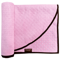 국내산 피칸데코 요가타월 182x65cm 미끄럼방지 도트처리, 핑크, 1개