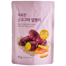 ORGA 촉촉한 군고구마 말랭이, 60g, 1개